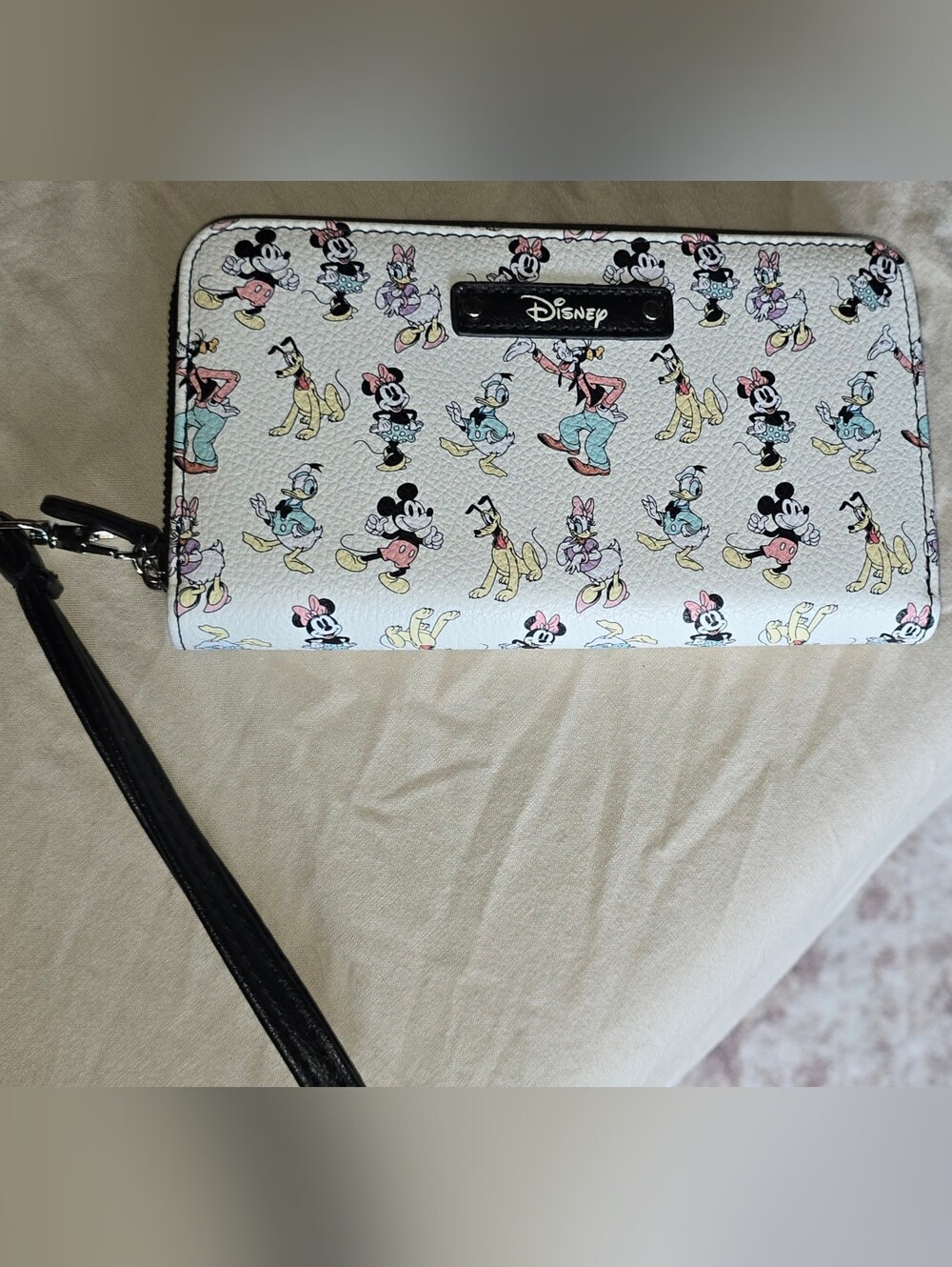 Disney Mickey & Friends Zip-Around Wristlet Wallet